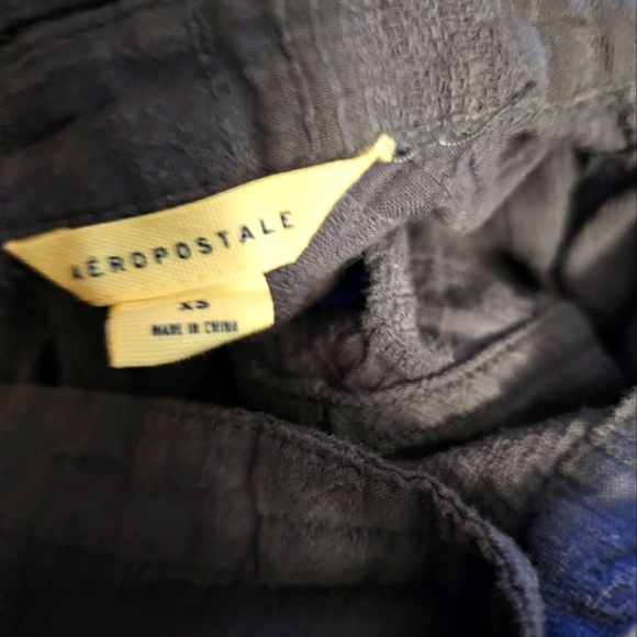 Aeropostale Blue Button-Up Top XSmall women's - Picture 14 of 14